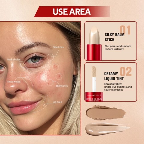 2-in-1 Double-ended concealer