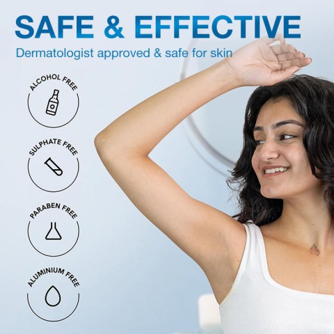 Underarm antiperspirant roll-on