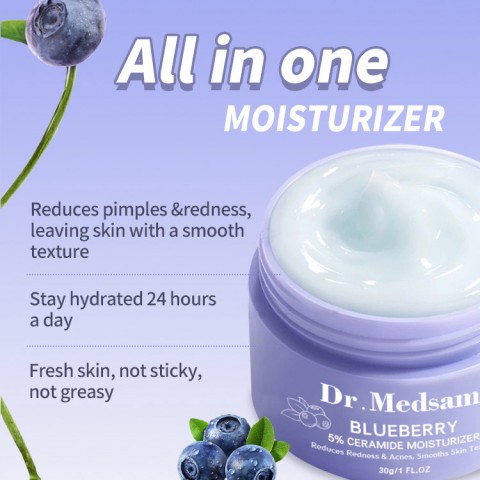 Blueberry 5% ceramide moisturizer