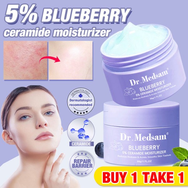 Blueberry 5% ceramide moisturizer..