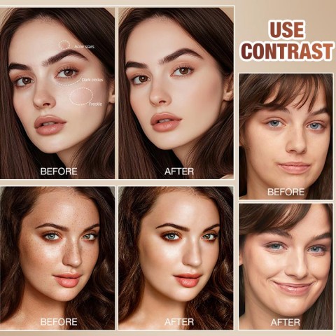 Brightening foundation stick