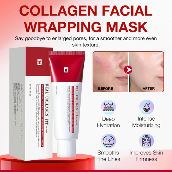 Collagen facial Wrapping Mask..