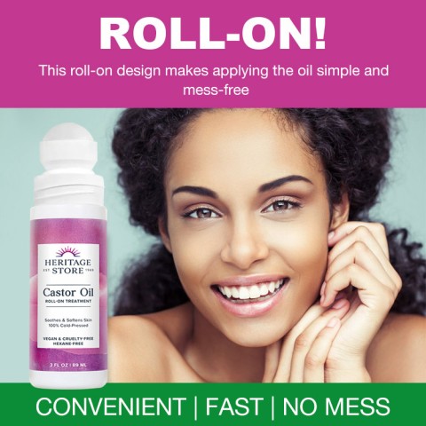 Castor Oil Roll-On