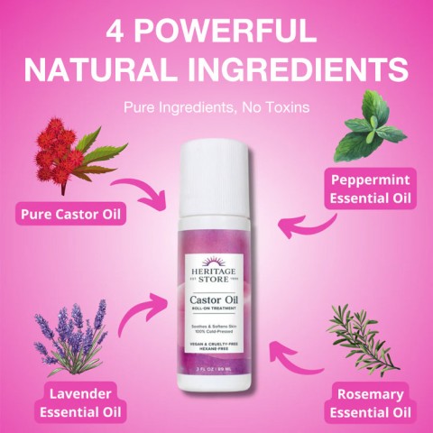 Castor Oil Roll-On