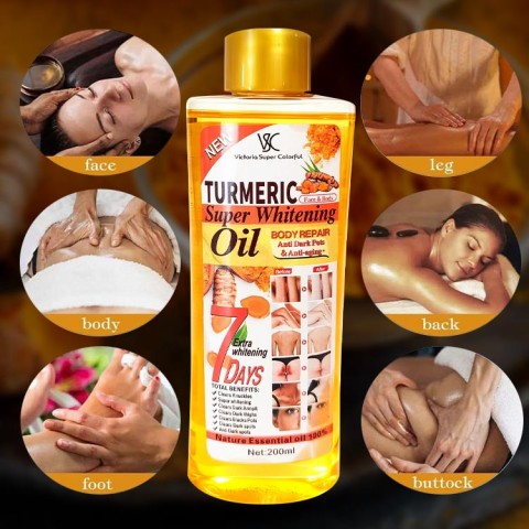 Turmeric whitening oil