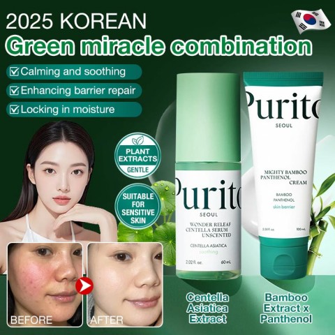 Korea 2025 hot selling green miracle calming and soothing combination