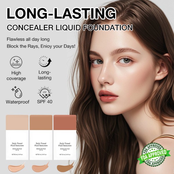 Long-lasting concealer liquid foundation..