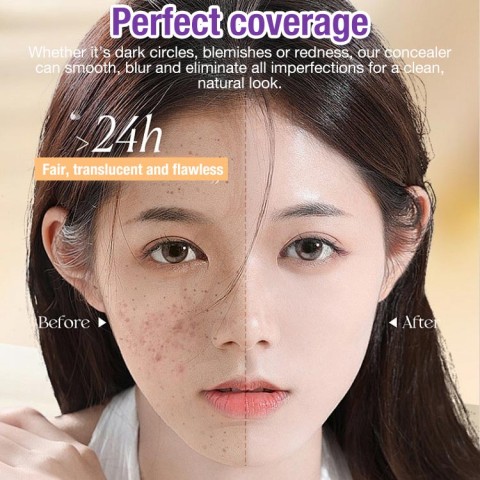Long-lasting natural concealer