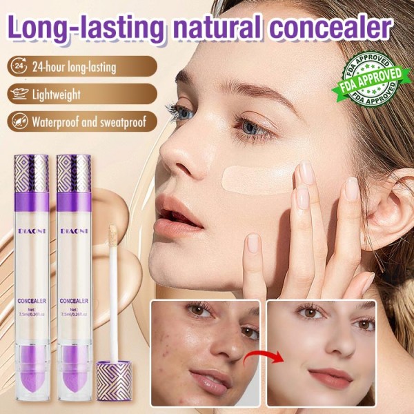 Long-lasting natural concealer..