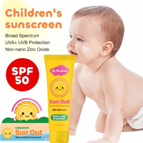 Childrens SPF50+ sunscreen