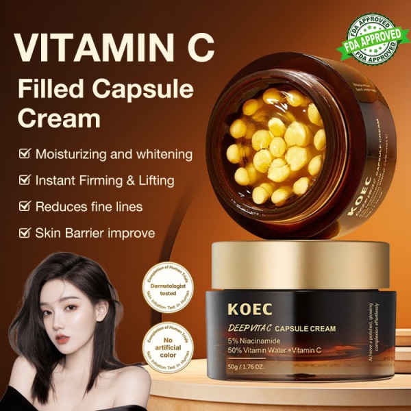 Vitamin C Filled Capsule Cream