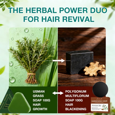Herbal Arborvitae Leaf Hair Growth and Darkening Combination