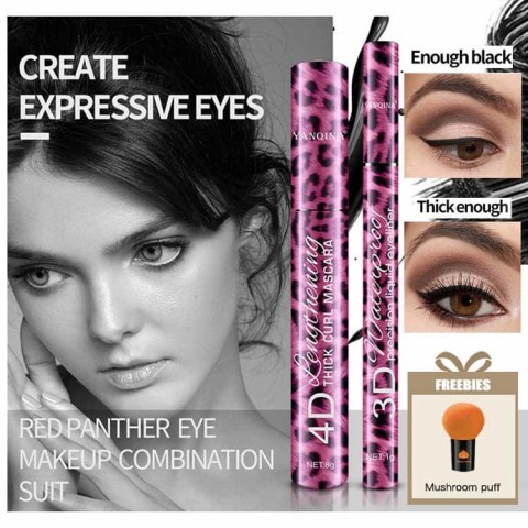 Leopard pattern 2In1 Mascara Eyeliner Pencil