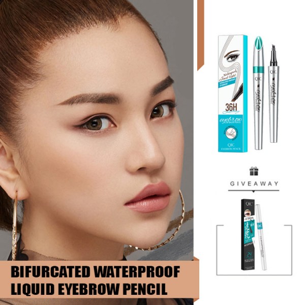 Four-pronged nib waterproof liquid eyebr..