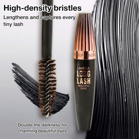 4D Waterproof Silk Fiber Thick Lengthening Mascara