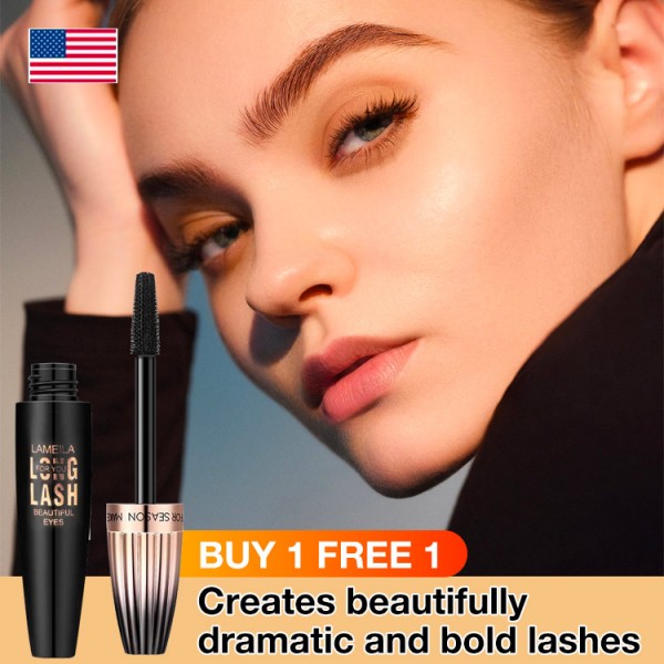 4D Waterproof Silk Fiber Thick Lengthening Mascara