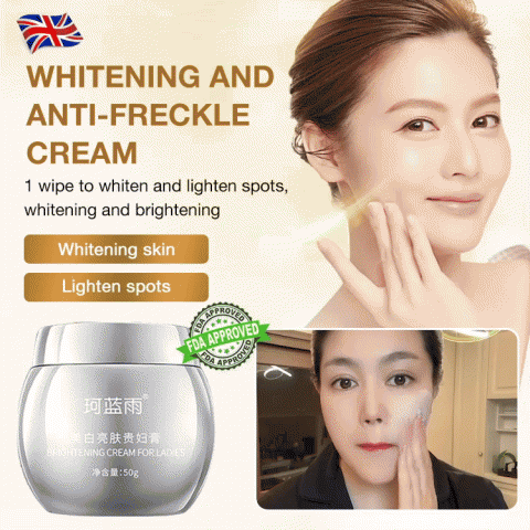 Whitening and anti-freckle cream