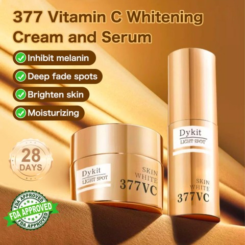 377Vita C serum and cream-Deep whitening, remove melasma, freckles, sunspots, acne Scars, age spots