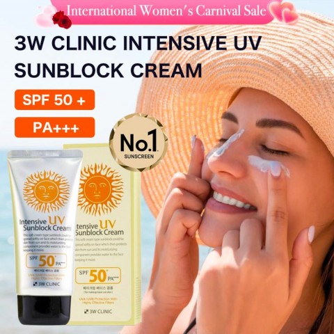 3W Clinic Intensive UV Sunblock Cream