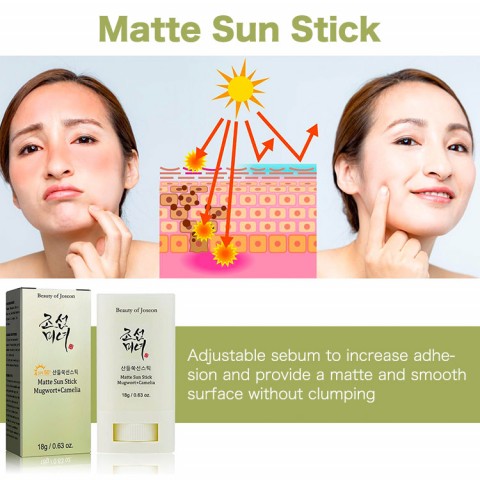 Beauty of Joseon Matte Sun Stick : Mugwort + Camelia 