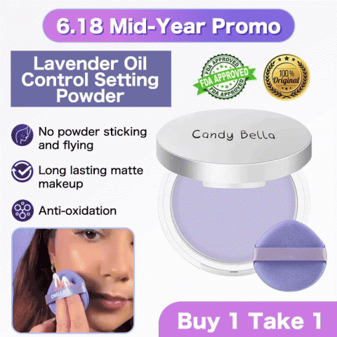 Lavender Oil Control Pressed Powder