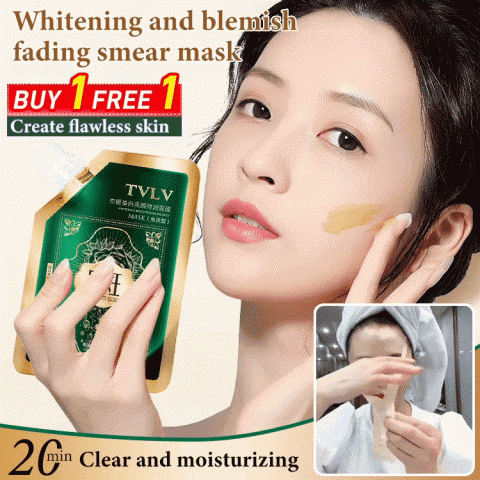 Whitening and blemish fading smear mask 