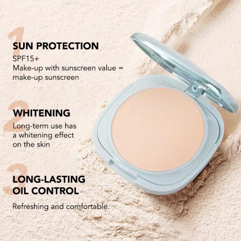 SPF15+ Whitening Sunscreen Oil-Controlling Setting Powder