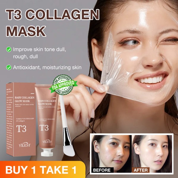 T3 Baby Collagen Glow Peel Off Mask..