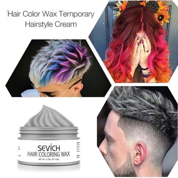 Unisex Hair Color Wax Temporary Hairstyl..