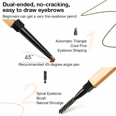 24-hour waterproof eyebrow pencil