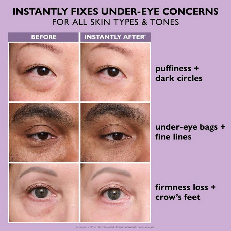 9.9 Mega Sale Free Brush - Instant FirmX Easy Wear Temporary Eye Tightener - Solve puffiness. eye bags. fine lines and crow's feet in minuters