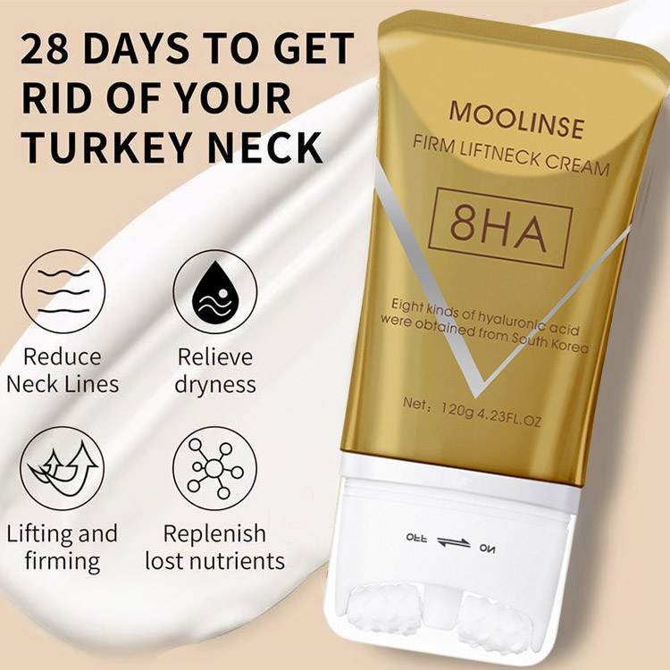 Mid-Year Great Sale-Neck Roller Cream-Lighten neck lines. Firming neck skin. Eliminate double chin - Look 10 years younger