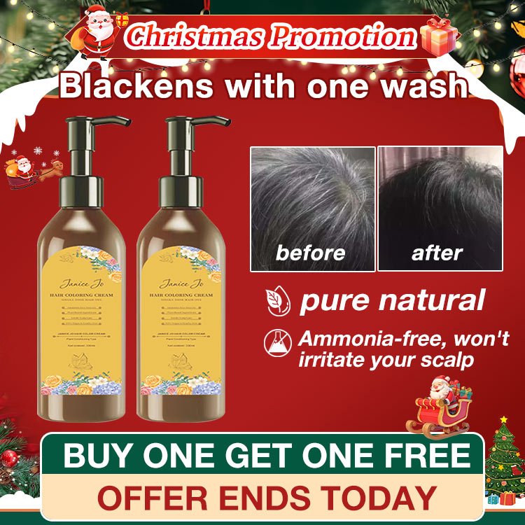 Christmas Promotion- Buy 1 Take 1 - JaniceJo Ammonia-Free Botanical Hair Coloring Cream - Ammonia Free/No damage to scalp/Not irritating/Protect hair/Enhance hair growth